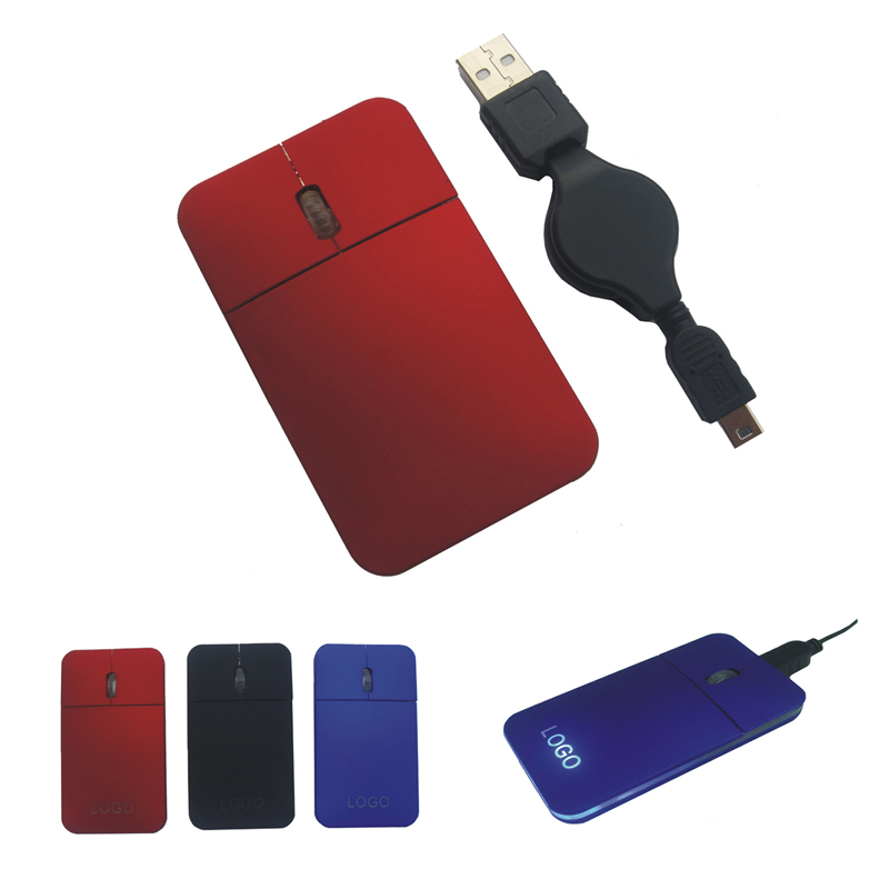 LIGHT UP LOGO MOUSE/CARD MOUSE/POCKET MOUSE/LASER ENGRAVING MOUSE