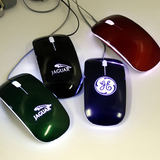 LIGHT UP LOGO MOUSE/LASER ENGRAVING MOUSE