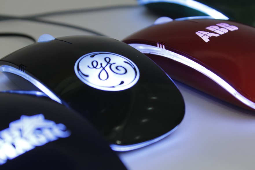LIGHT UP LOGO MOUSE/LASER ENGRAVING MOUSE