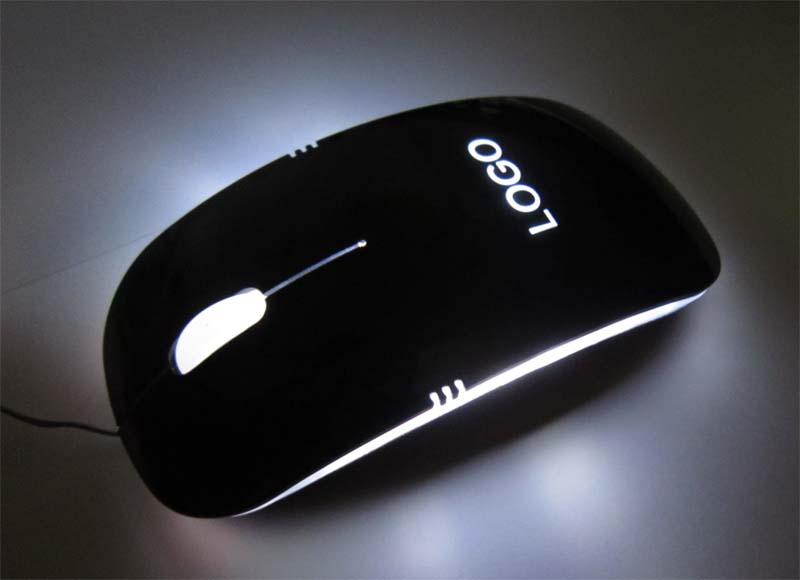 LIGHT UP LOGO MOUSE/LASER ENGRAVING MOUSE