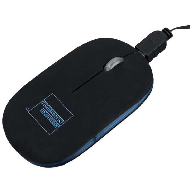 Light up logo mouse/laser graving mouse