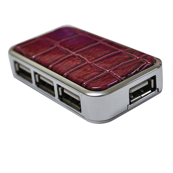 4 PORT HUB/LEATHER HUB