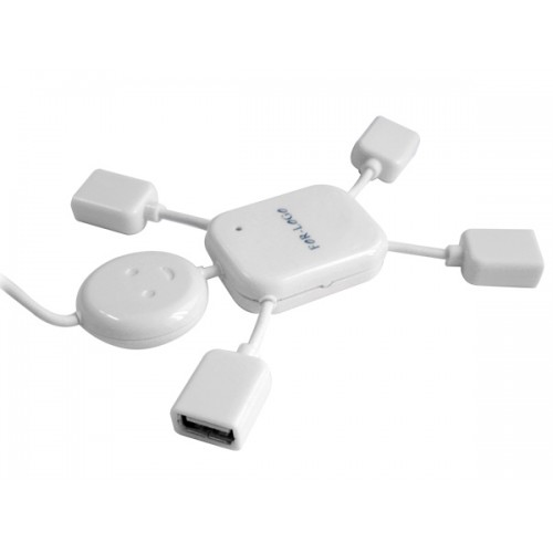 4 PORT HUB/MAN SHAPE HUB