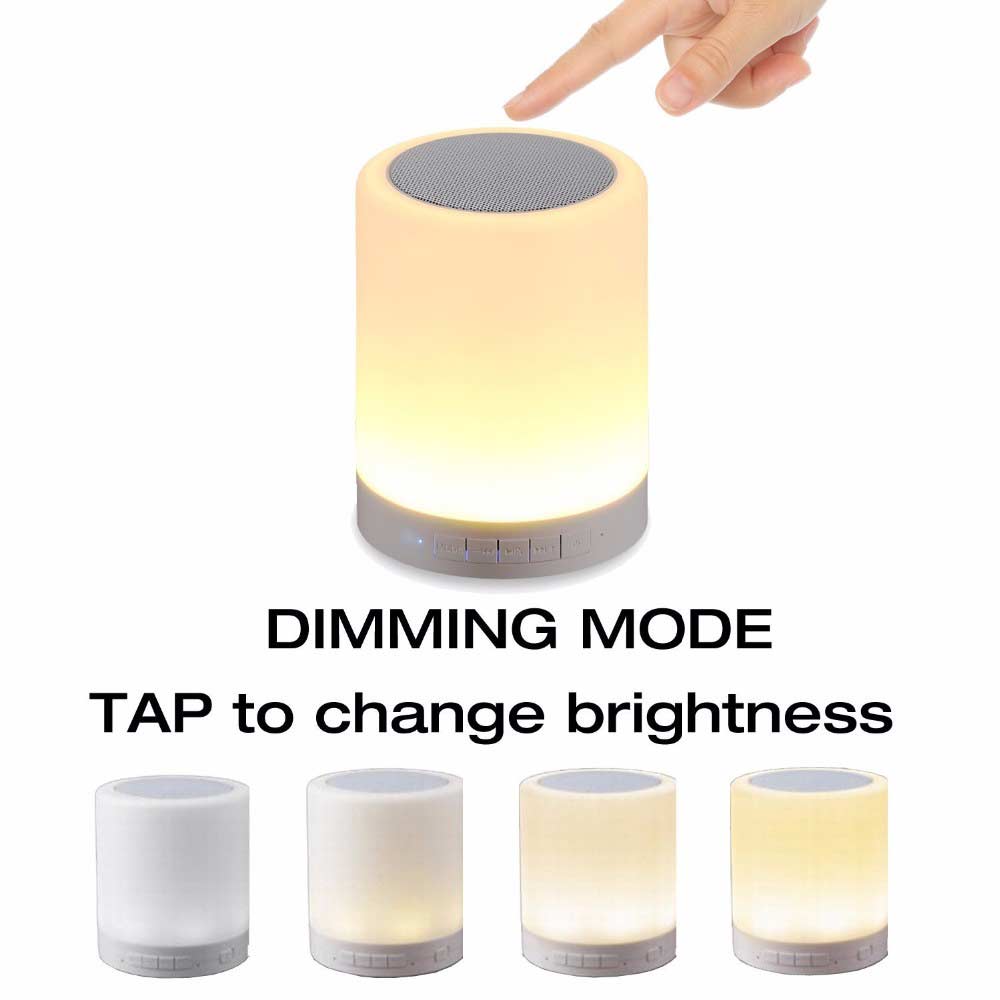 bluetooth speaker with LED nightlight/touch light bluetooth speaker
