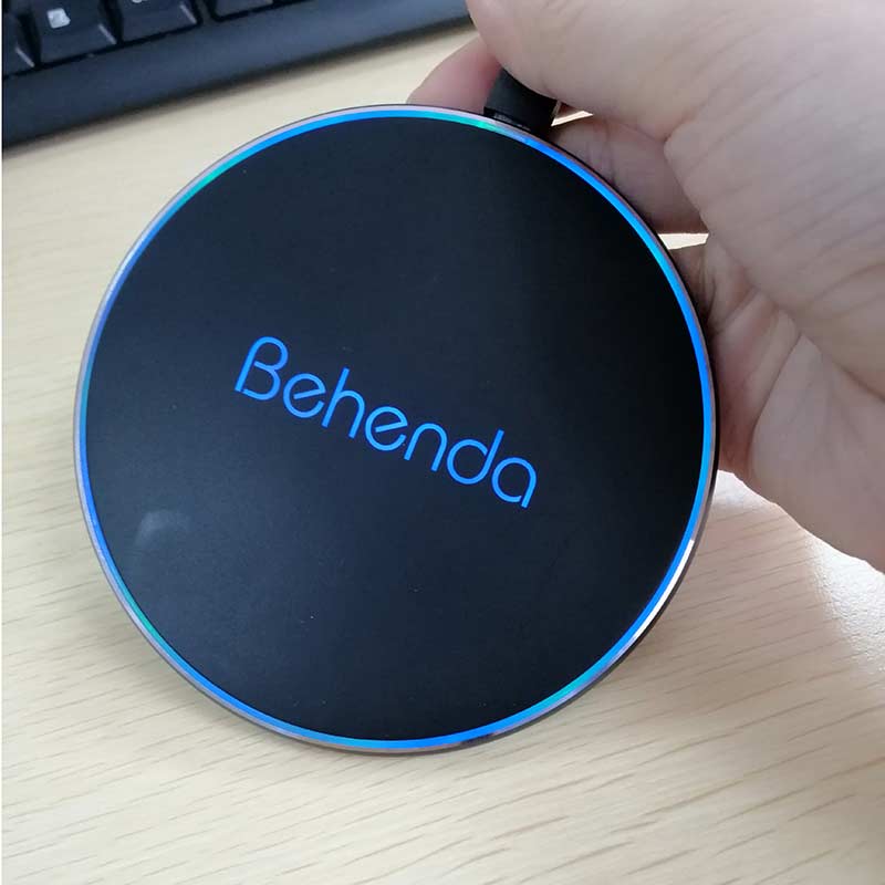 light up logo wireless charger