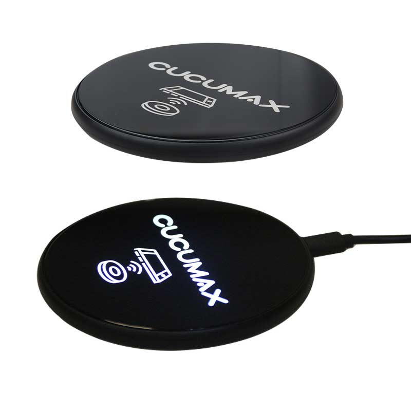 light up logo wireless charger