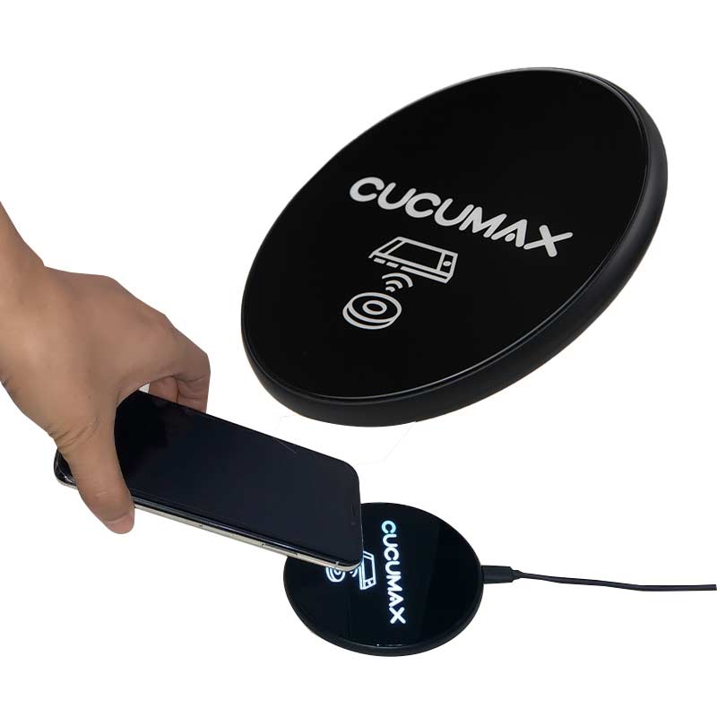 light up logo wireless charger