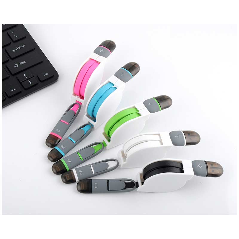 mini USB cable/retractable cable/2 in 1/3 in 1 cable