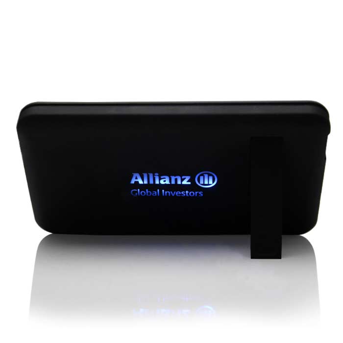 light up logo power bank/power bank with sucker/phone stand