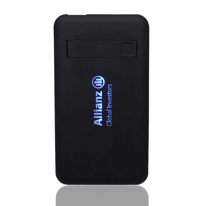 light up logo power bank/power bank with sucker/phone stand