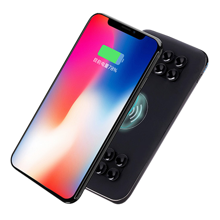 wireless charger power bank/power bank with sucker