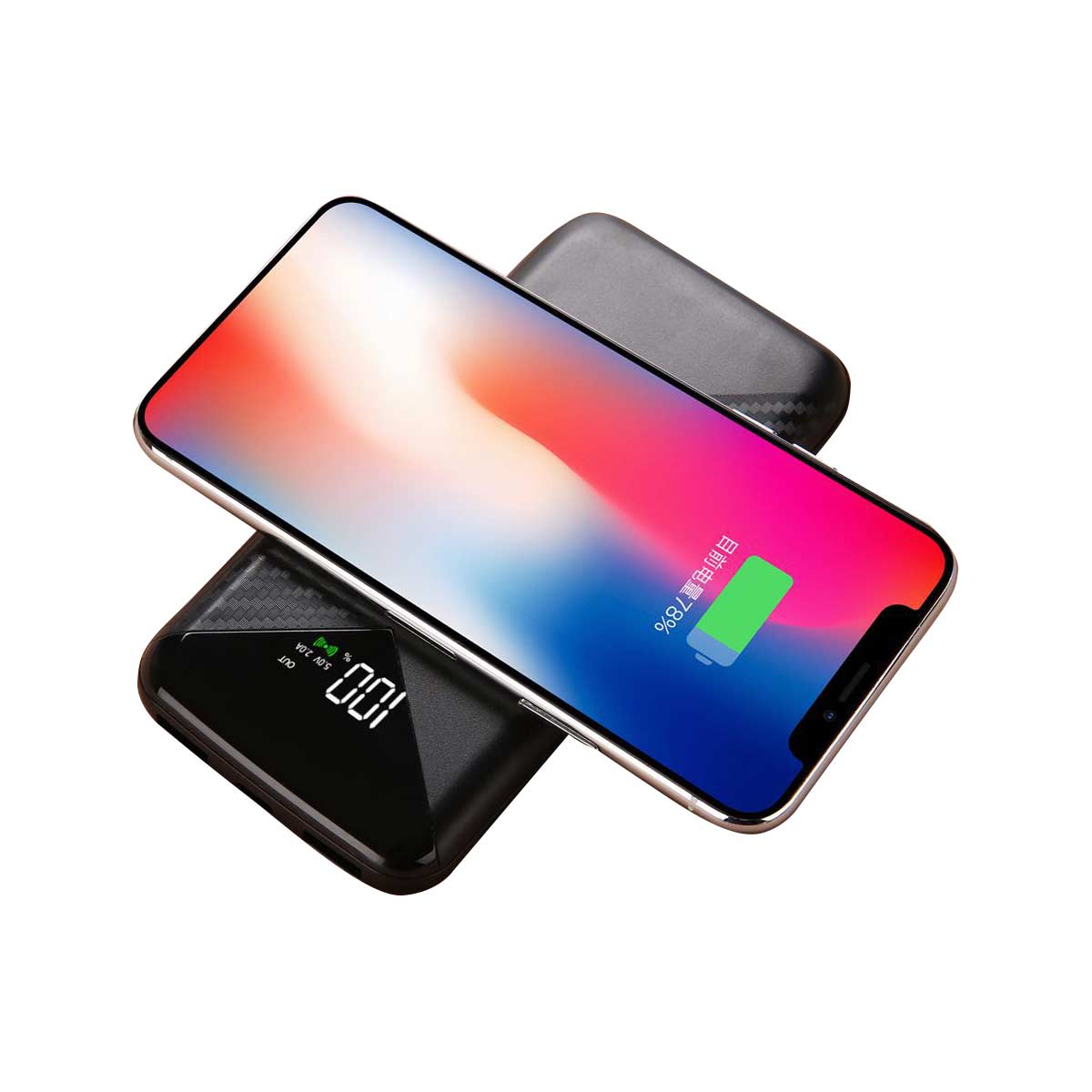 wireless charger power bank/full screen power bank