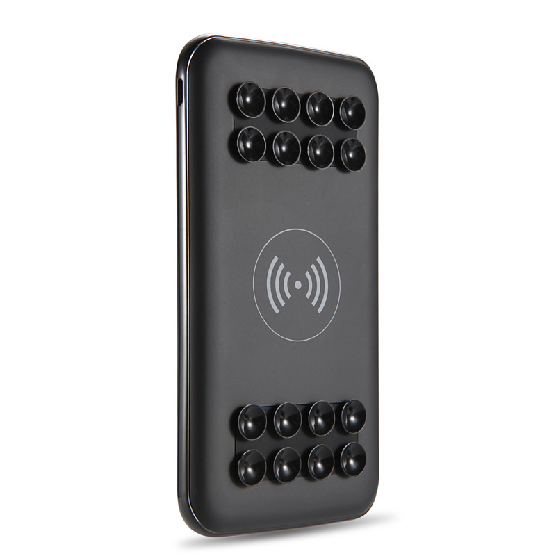 wireless charger power bank/power bank with sucker