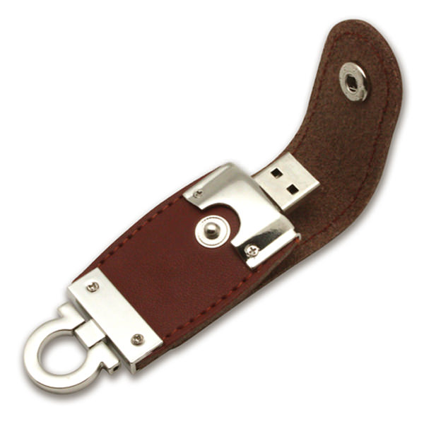 leather flash drive