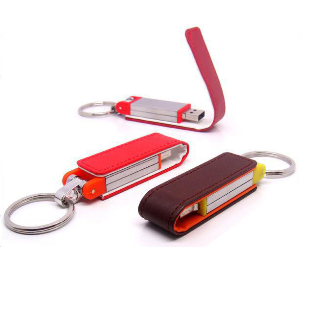 leather flash drive