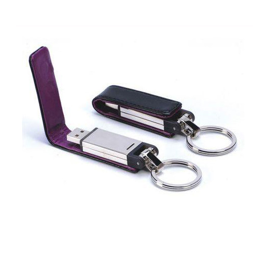 leather flash drive