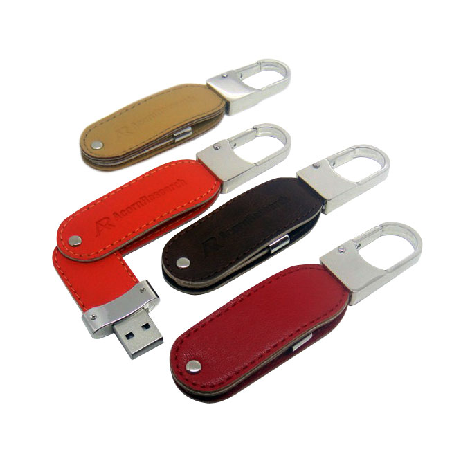 leather flash drive