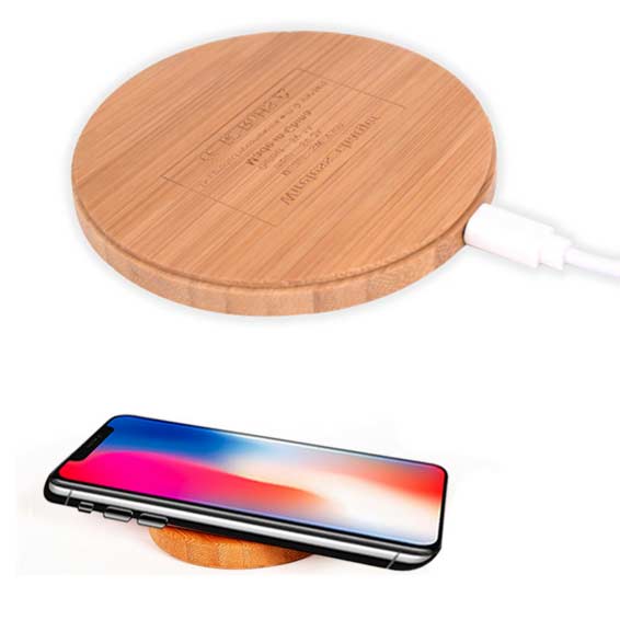 wooden/bamboo wireless charger