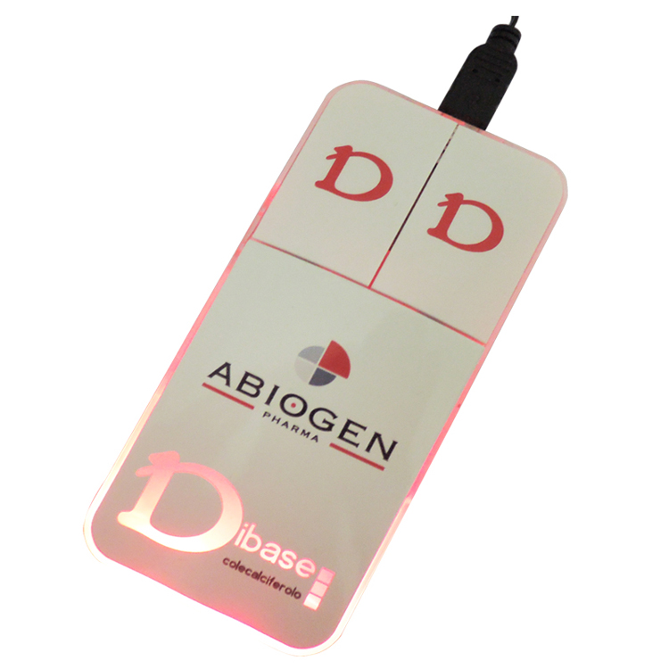 light up logo mouse/laser engraving logo mouse/card mouse