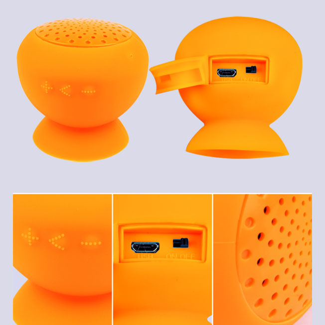 silica gel bluetooth speaker/waterproof bluetooth speaker