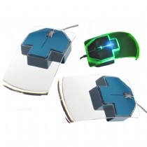 Light up logo mouse/arrow mouse/transparent mouse