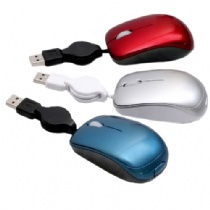 Retractable mini mouse