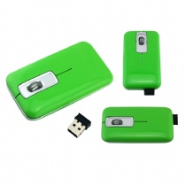 wireless mouse/pocket mouse/light up logo mouse