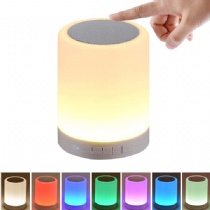 bluetooth speaker with LED nightlight/touch light bluetooth speaker