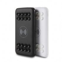wireless charger power bank/power bank with sucker