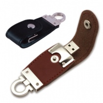 leather flash drive